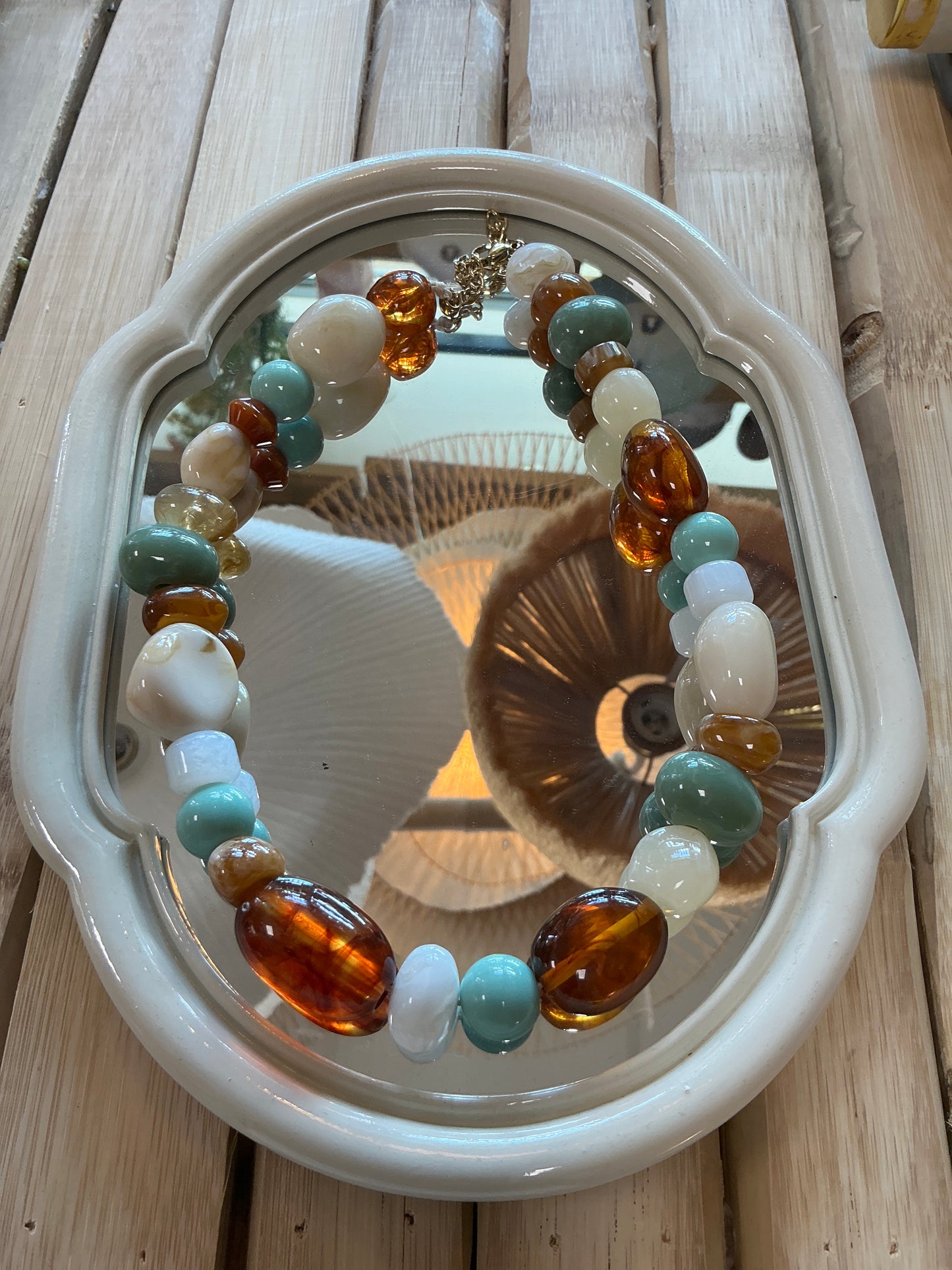 Collier couleur mixte