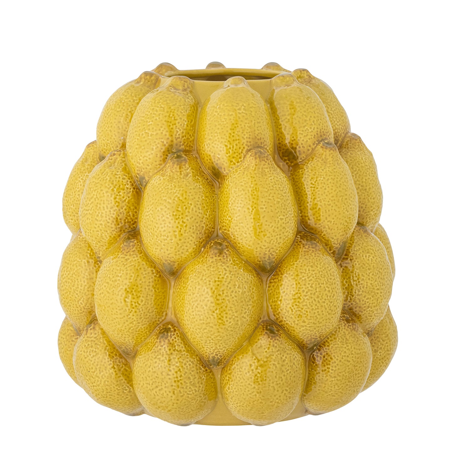 Limone Vase, Jaune, Grès