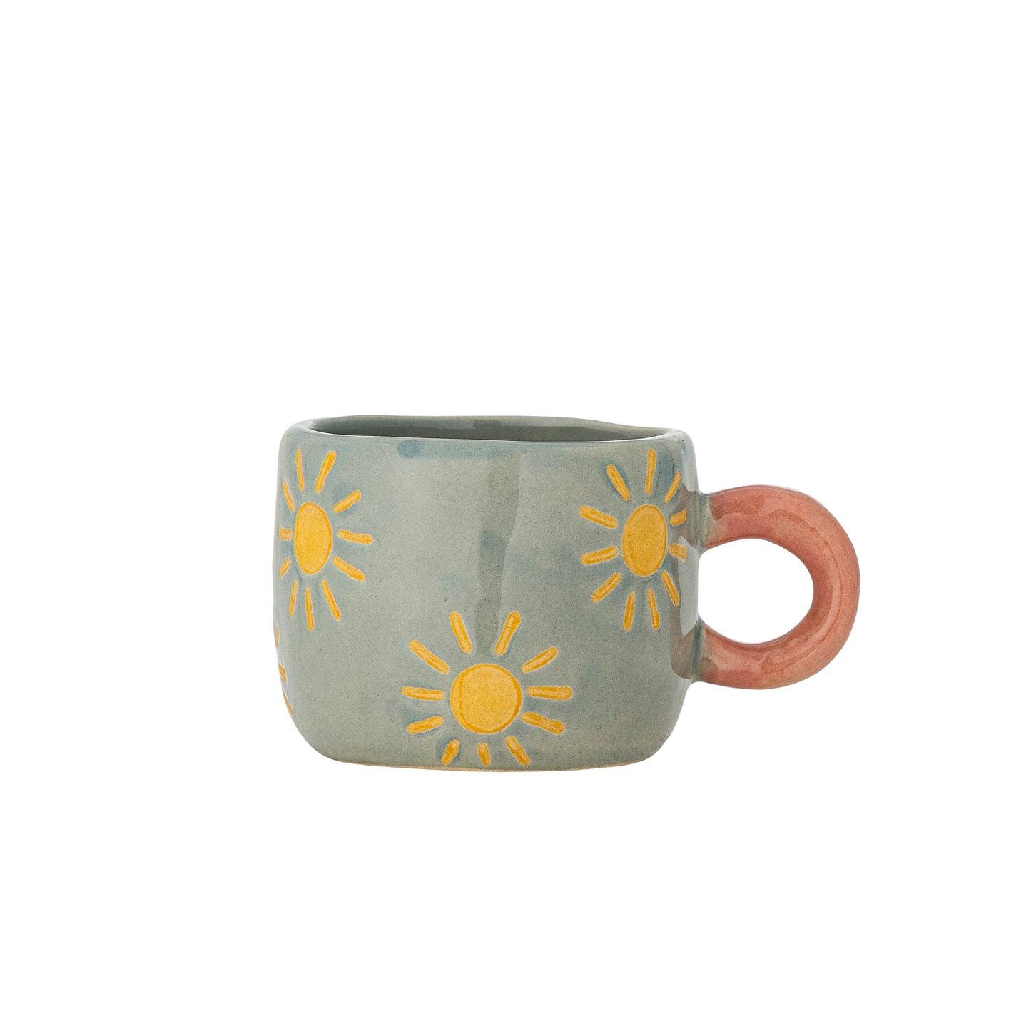 Tasse, Bleu, Grès - Nini D6,5xH5,5 cm