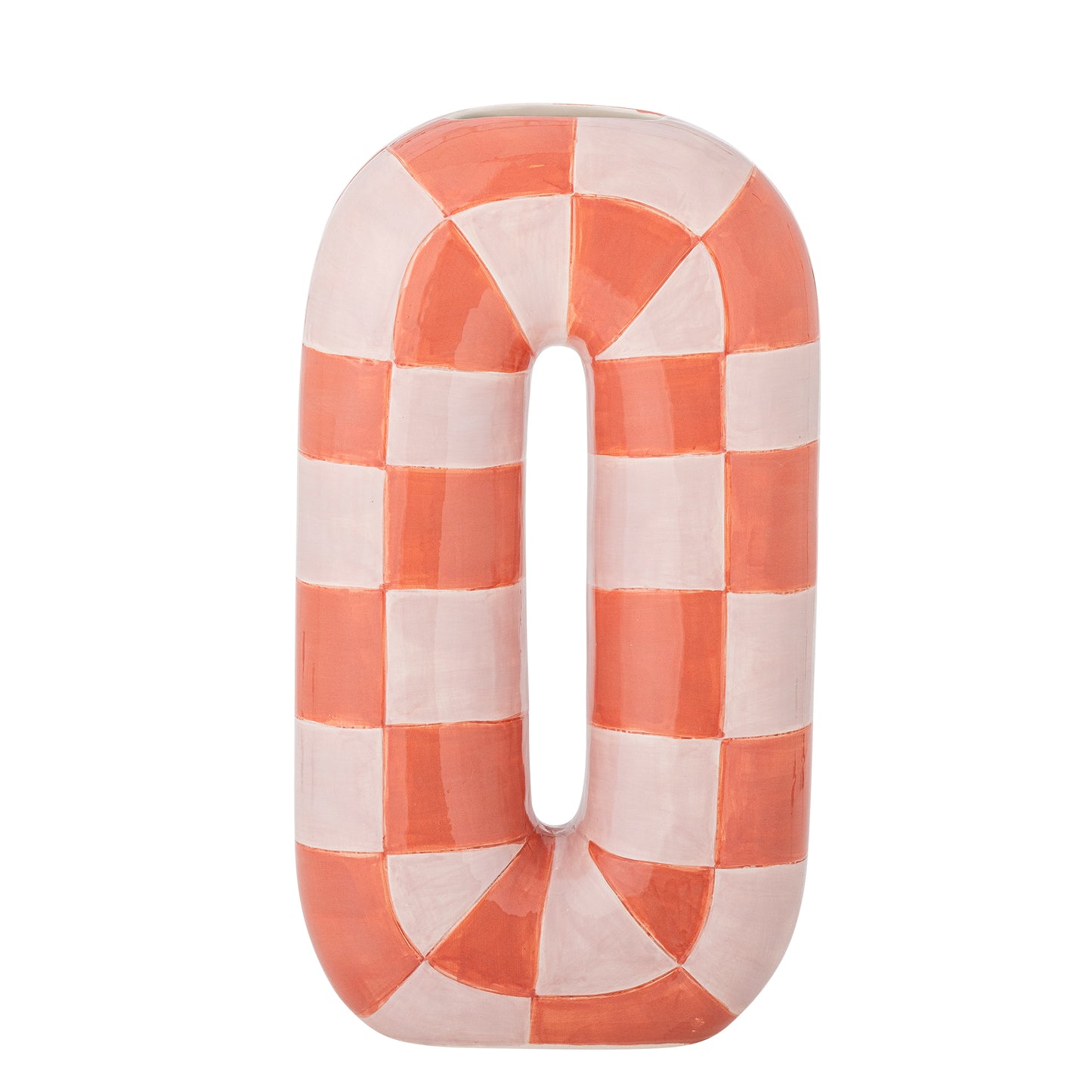 Mae Vase, Orange, Céramique