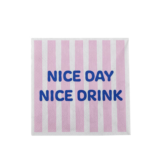Serviette, Multicolore, FSC®Mix, Paper L33xW33 cm, Rosy -Pack of 20