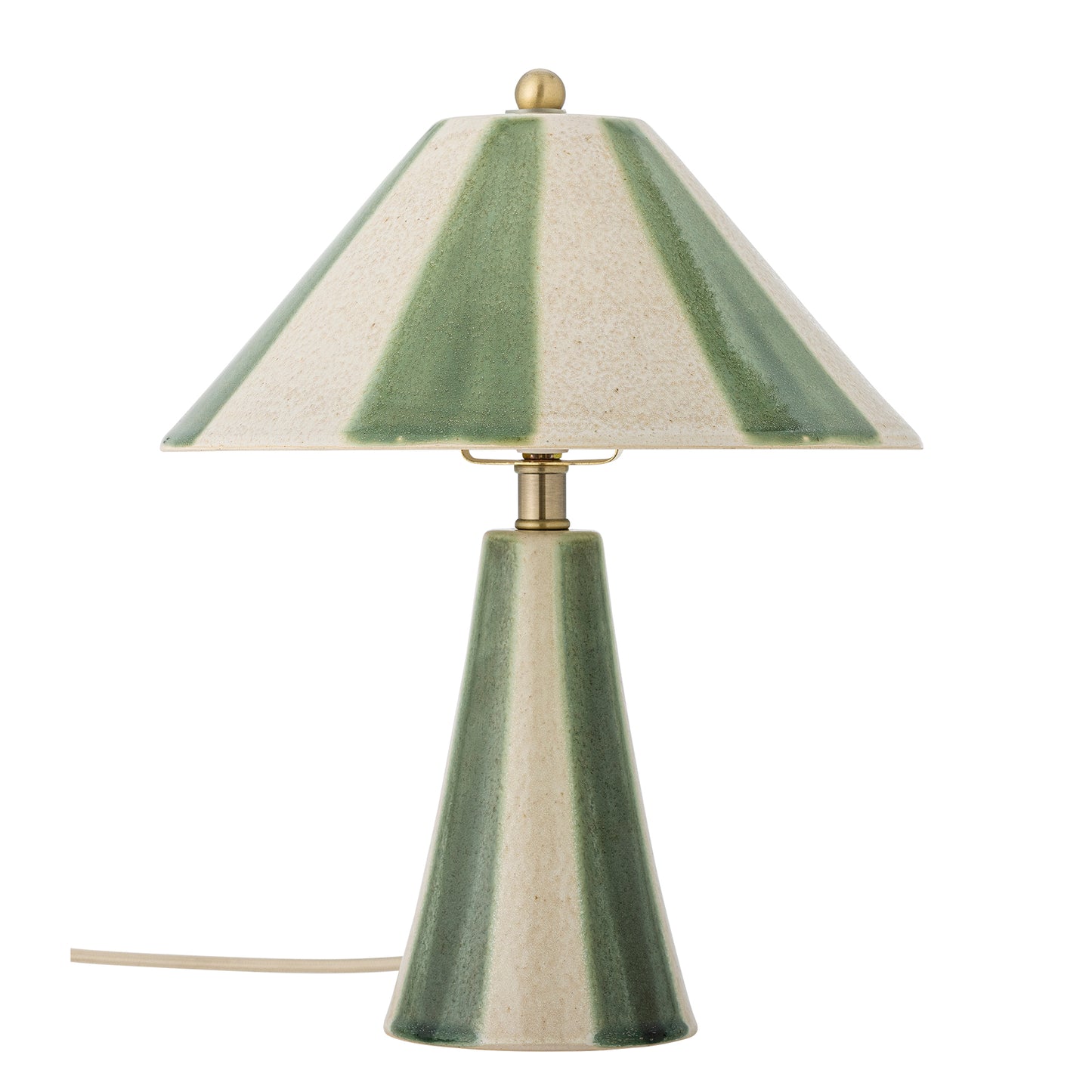 Lampe de table, Multicolore, Grès - Olive D29xH35 cm