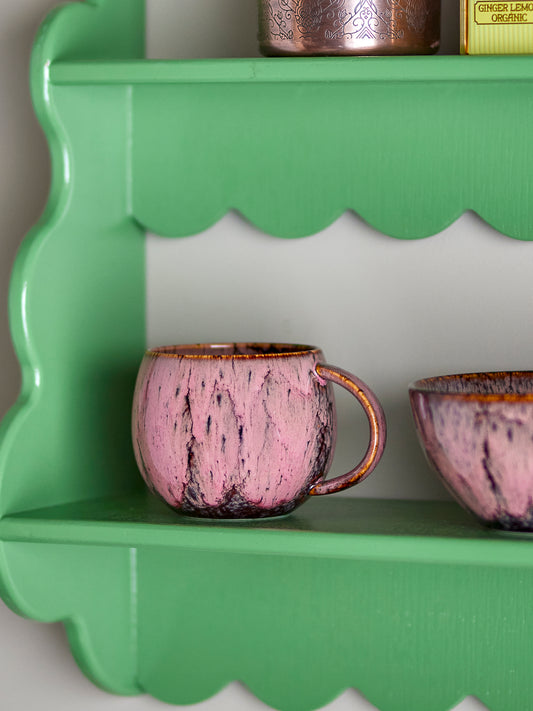 Rayen Mug, Rose, Grès