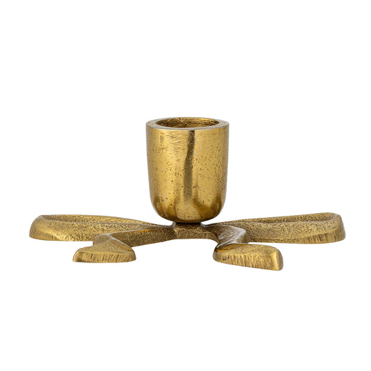 Bougeoir, Or, Aluminium - Nanda L11,5xH4xW8,5 cm