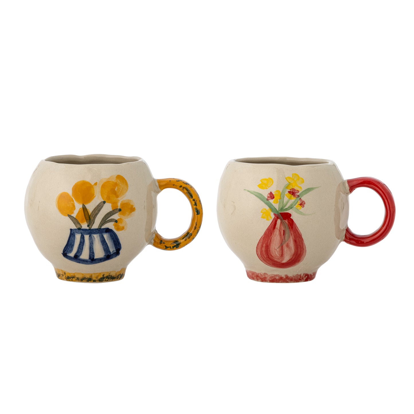 Tasse, Multicolore, Grès Hiba D8,5xH7,5 cm