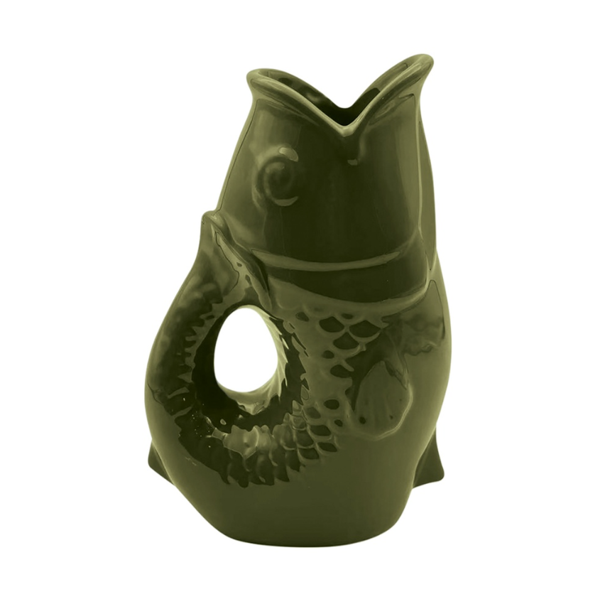 Vase pichet Poisson gm L16,5 P11 H25,3cm