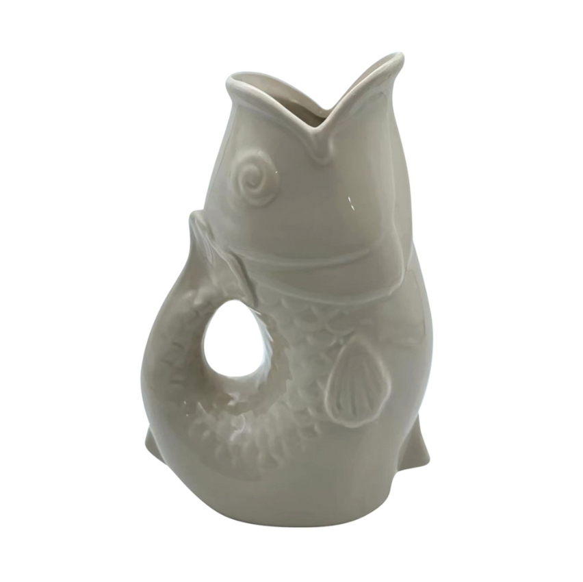 Vase pichet Poisson gm L16,5 P11 H25,3cm