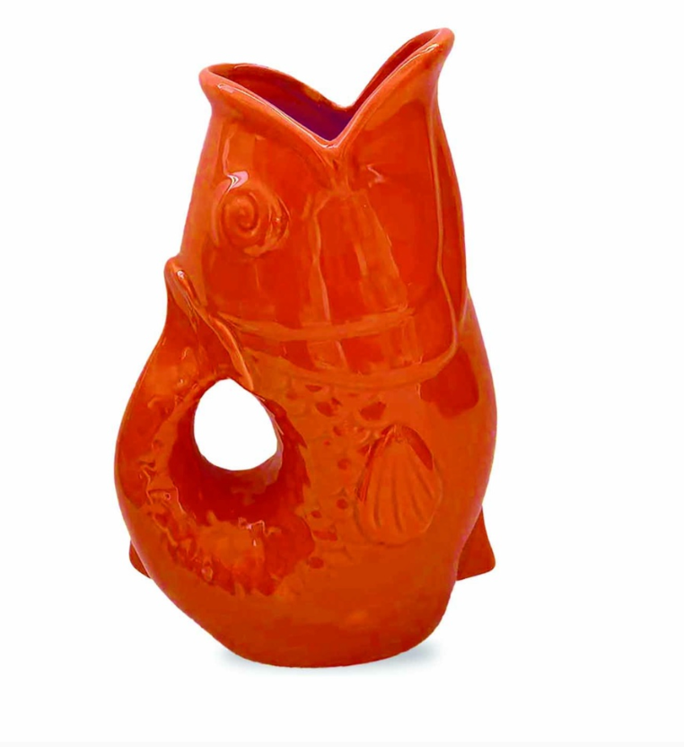 Vase pichet Poisson gm L16,5 P11 H25,3cm