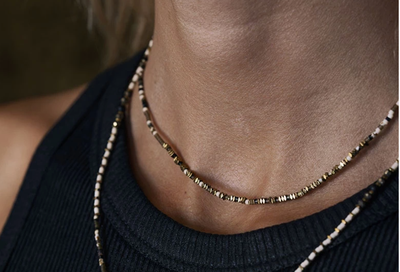 NEW ALICIA - Python Collier ras du cou - Ultra fin