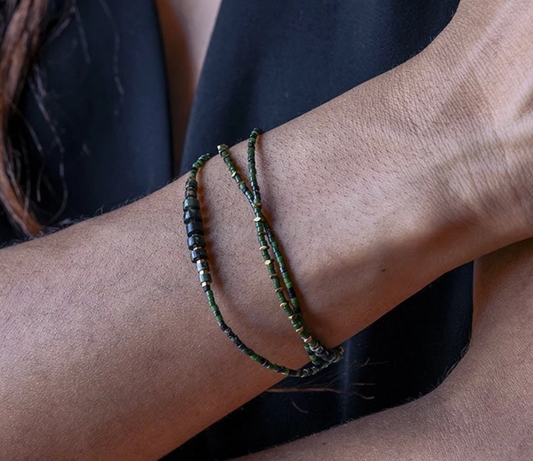 CROCODILE Slim 3 Collier et Bracelet 3 tours