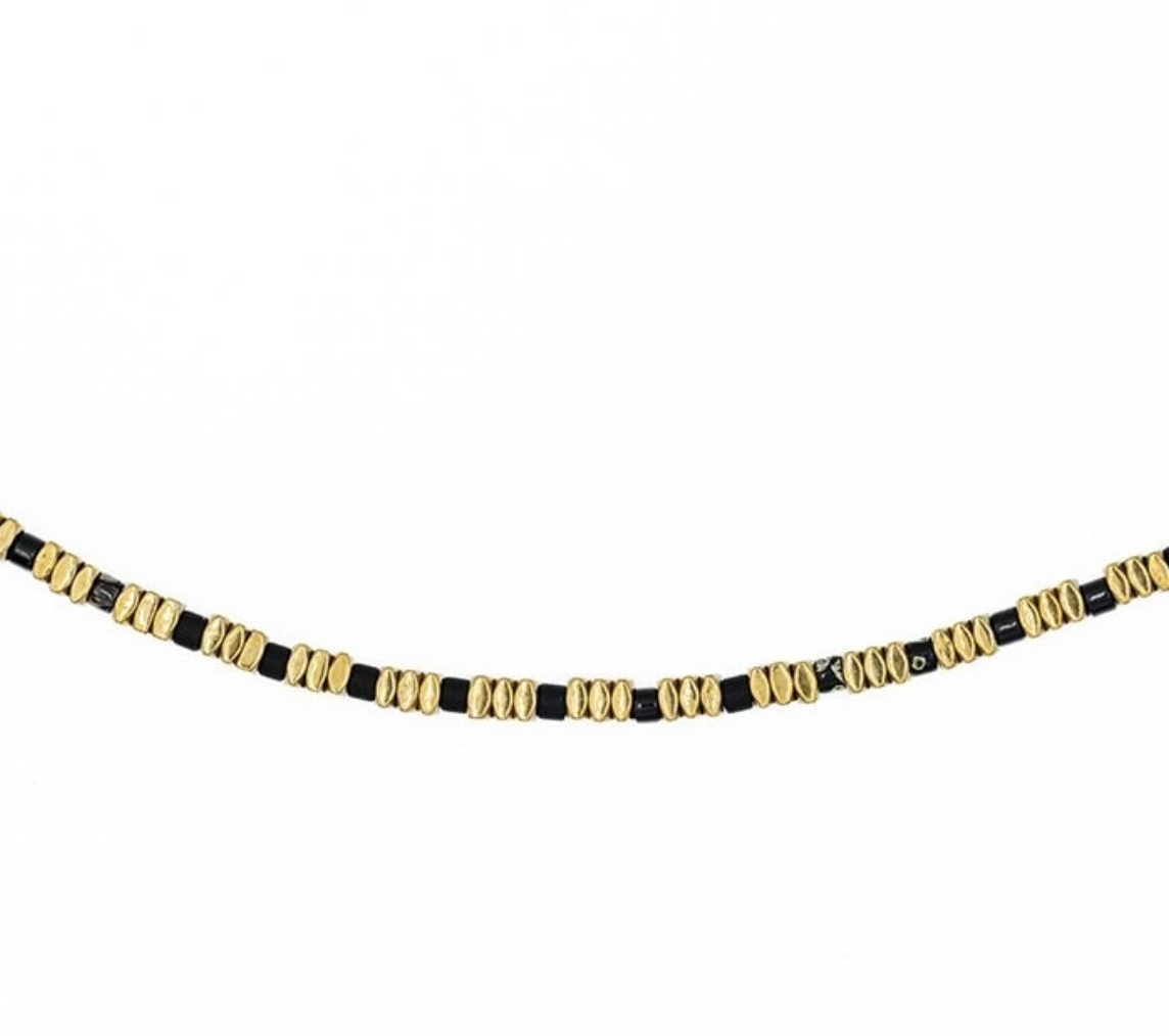 NEW ALICIA - Black Panther Collier ras du cou - Ultra fin