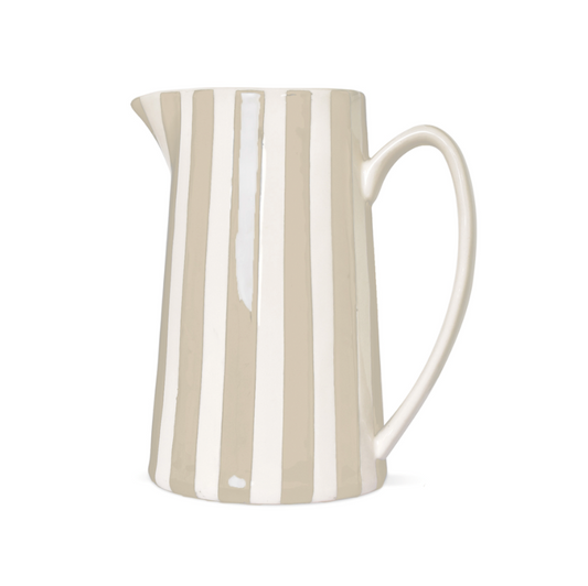 Pichet rayure gm L17,8 P12,5 H21,3cm