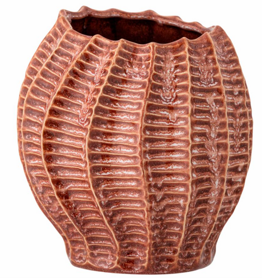 Callon Vase, Rose, Grès