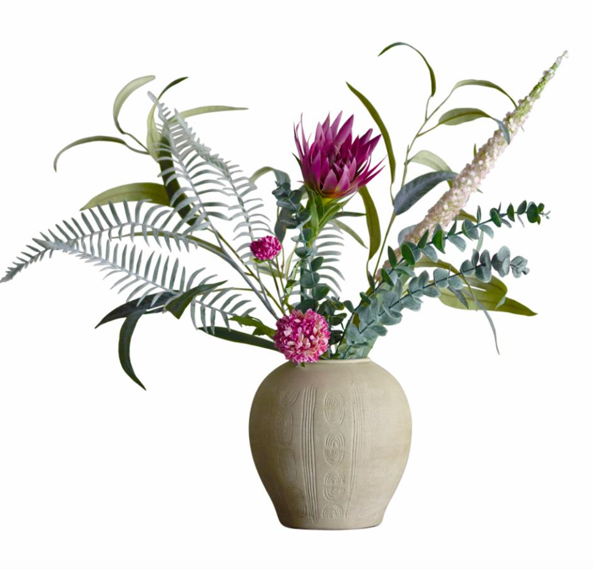 Crown Bouquet, Rouge, Fleurs artificielles
