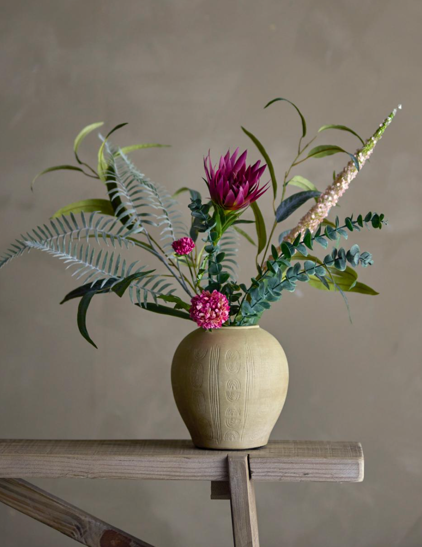 Crown Bouquet, Rouge, Fleurs artificielles
