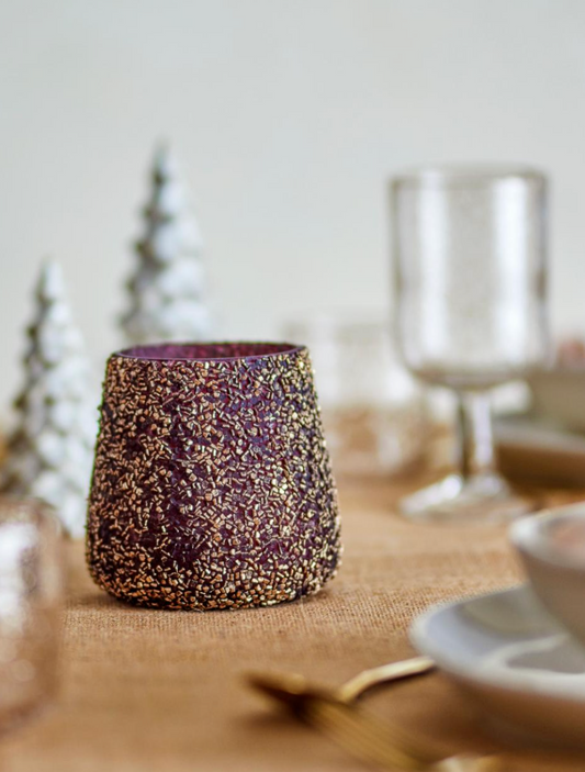 Filiz Photophore, Or, Verre recyclé