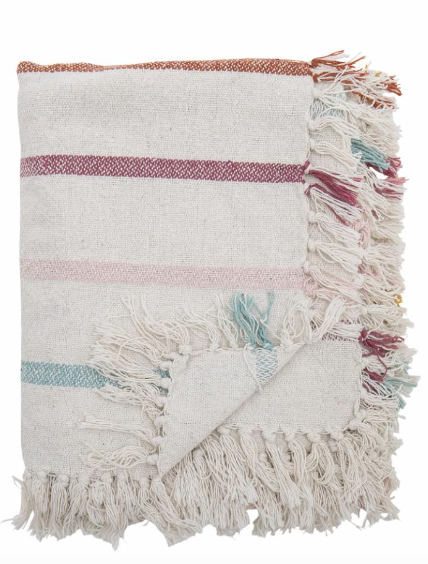Frey Plaid, Nature, Coton recyclé