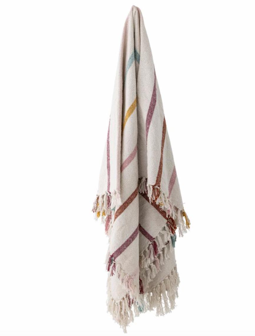 Frey Plaid, Nature, Coton recyclé