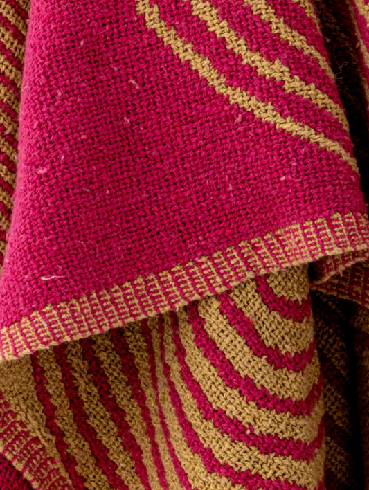 Tiffanie Plaid, Rose, Coton recyclé