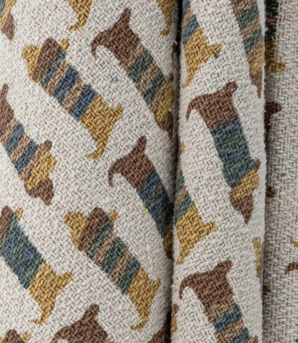 Charlie Plaid, Marron, Coton recyclé