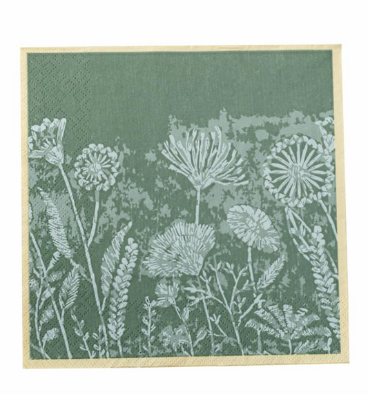 Faustina Serviette, Jaune, FSC® Mix, Papier