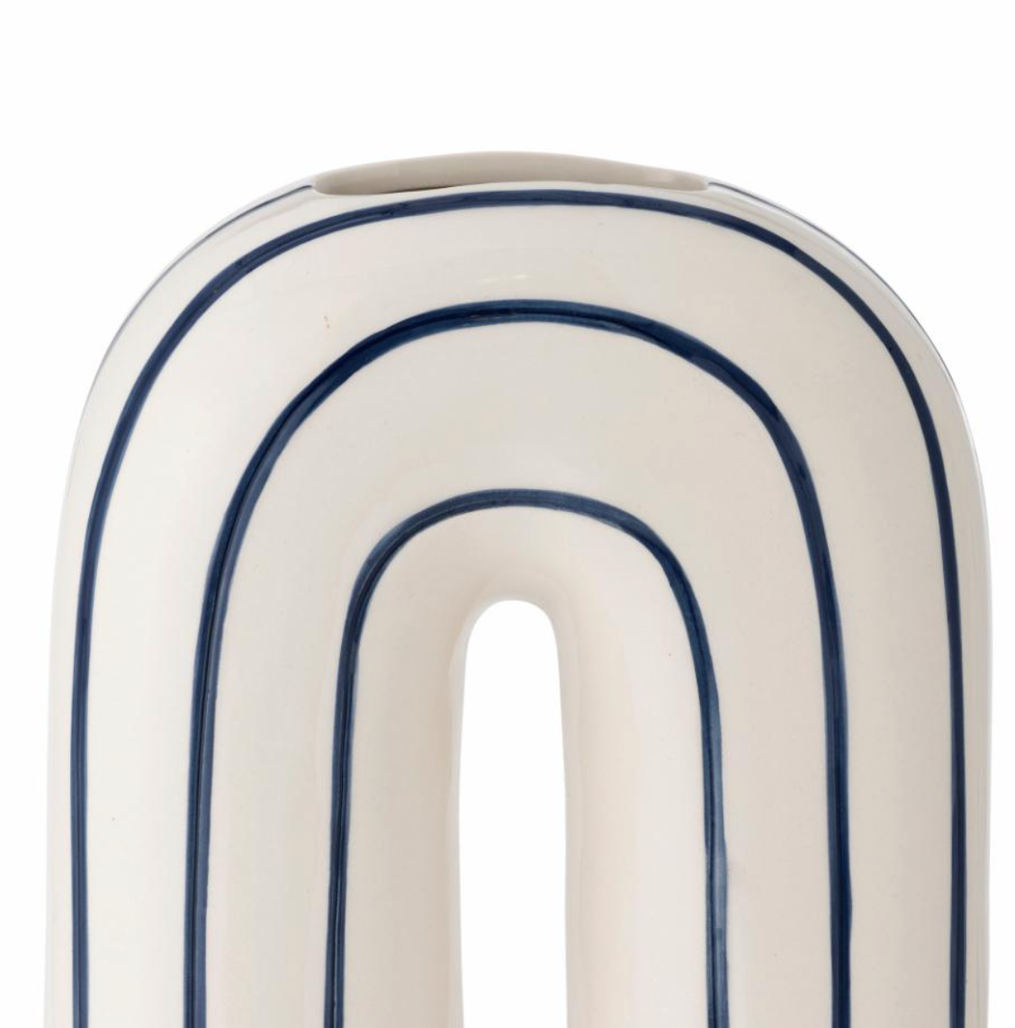 Mae Vase, Bleu, Céramique