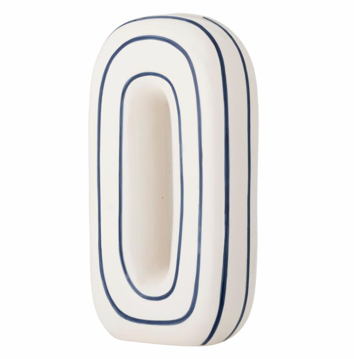 Mae Vase, Bleu, Céramique