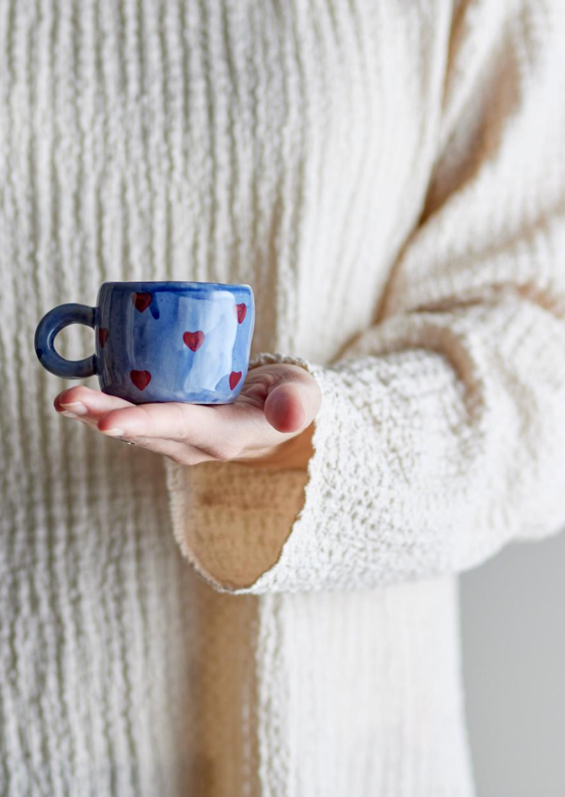 Nini Tasse, Blue, Grès
