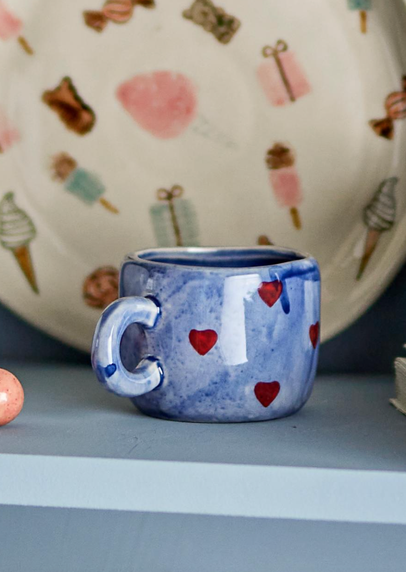 Nini Tasse, Blue, Grès