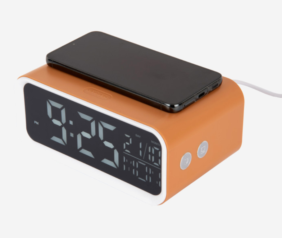 Réveil LED épais avec chargeur de téléphone