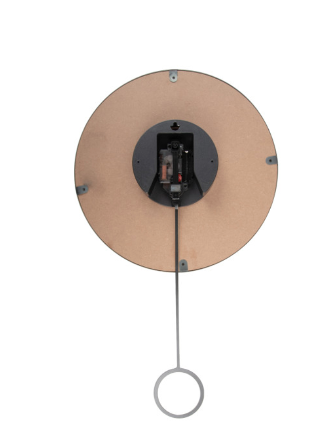 Horloge murale à pendule effrontée