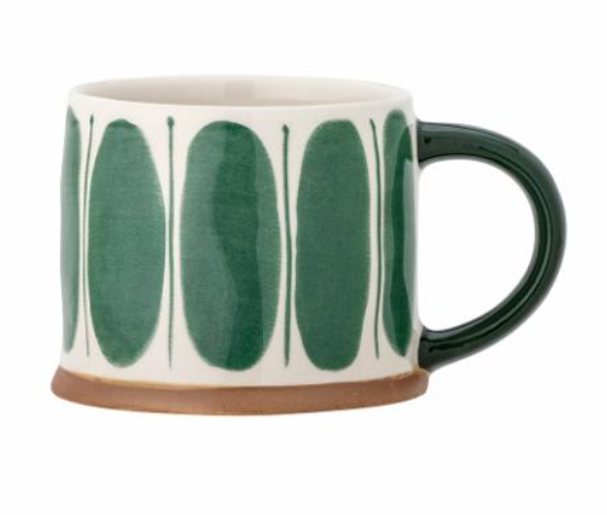 Linora Mug, Verte, Grès