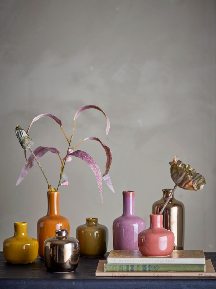 Maien Vase, Marron, Grès