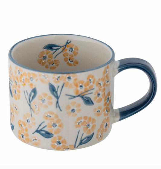 Myah Mug, Blue, Grès