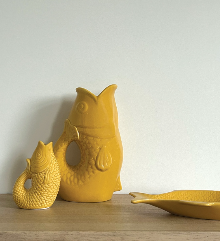 Vase ceramic Poisson pm L8,2 P5 H12cm