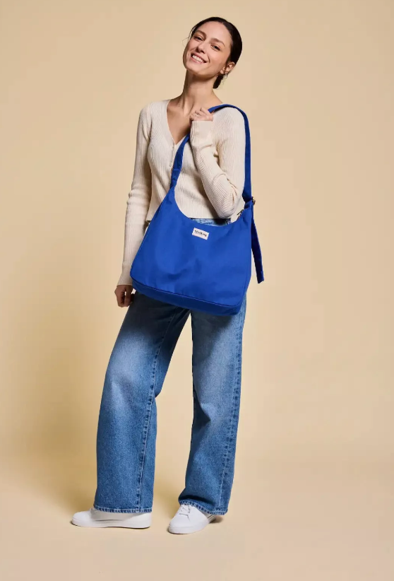 Sac hobo Claire Bleu électrique