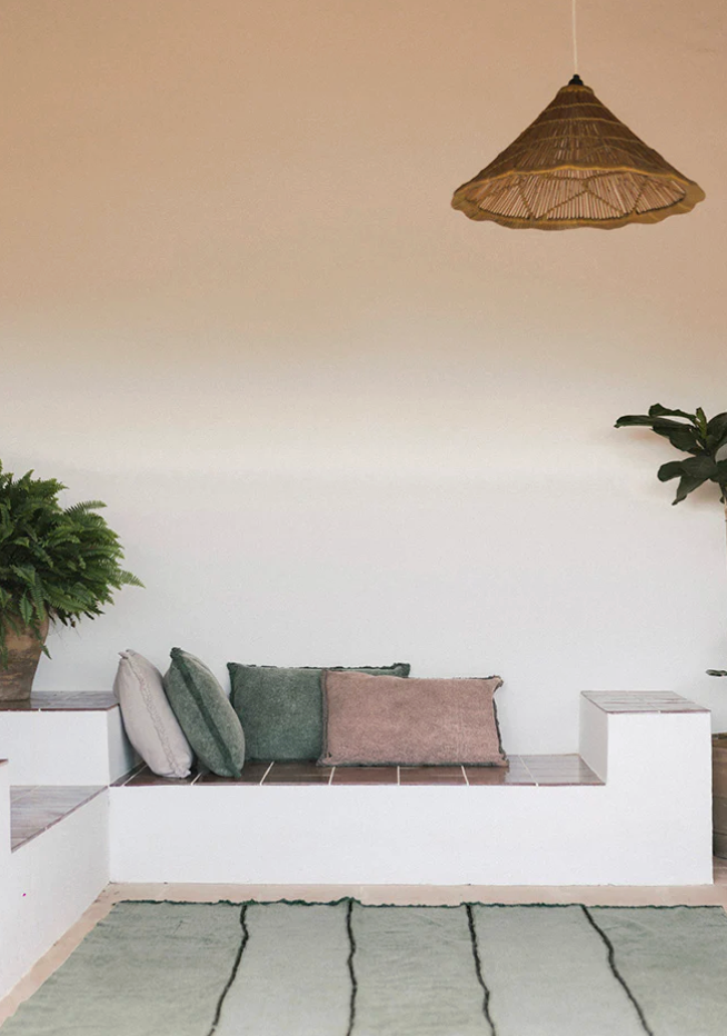 Stonewashed Rectangular Cushion