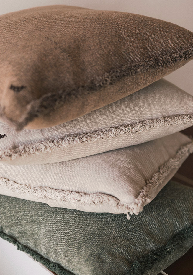 Stonewashed Rectangular Cushion