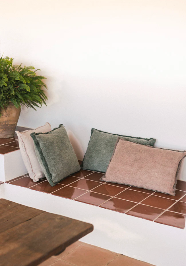 Stonewashed Rectangular Cushion
