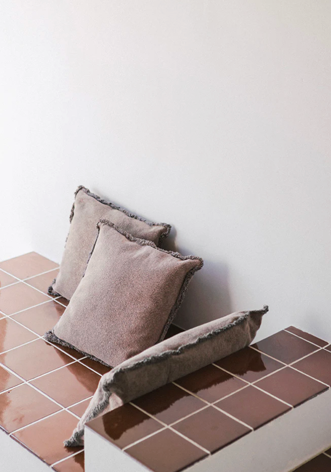 Stonewashed Rectangular Cushion