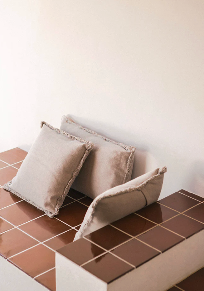 Stonewashed Rectangular Cushion
