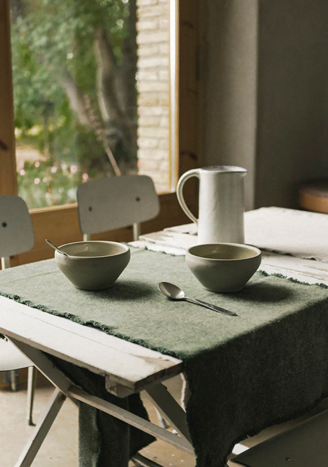 CHEMIN DE TABLE STONEWASHED