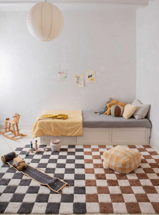 TAPIS LAVABLE KITCHEN TILES TOFFEE 140 x 200 cm