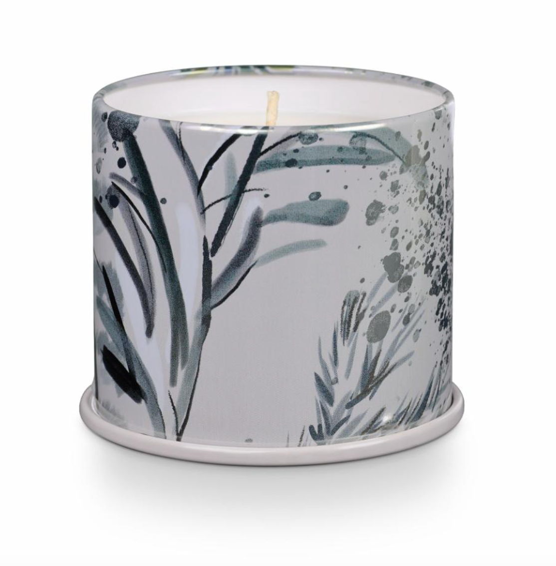 Winter White Vanity Tin Bougie, Blanc,