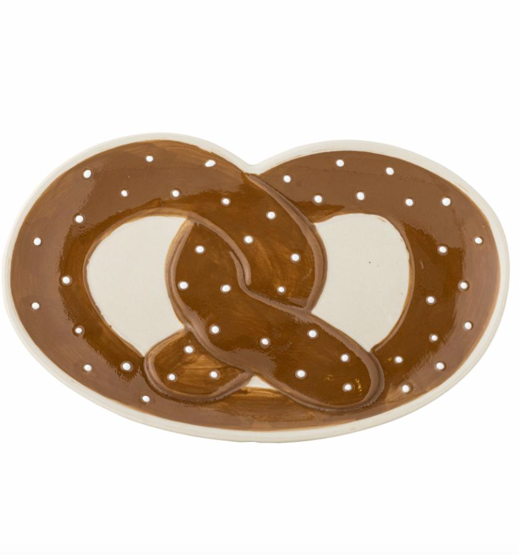 Treats Assiette de service, Marron, Grès