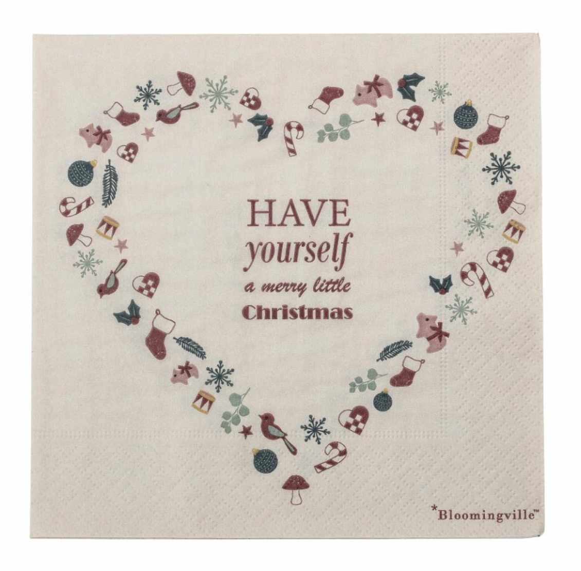 Paia Serviette, Rouge, FSC® Mix, Papier