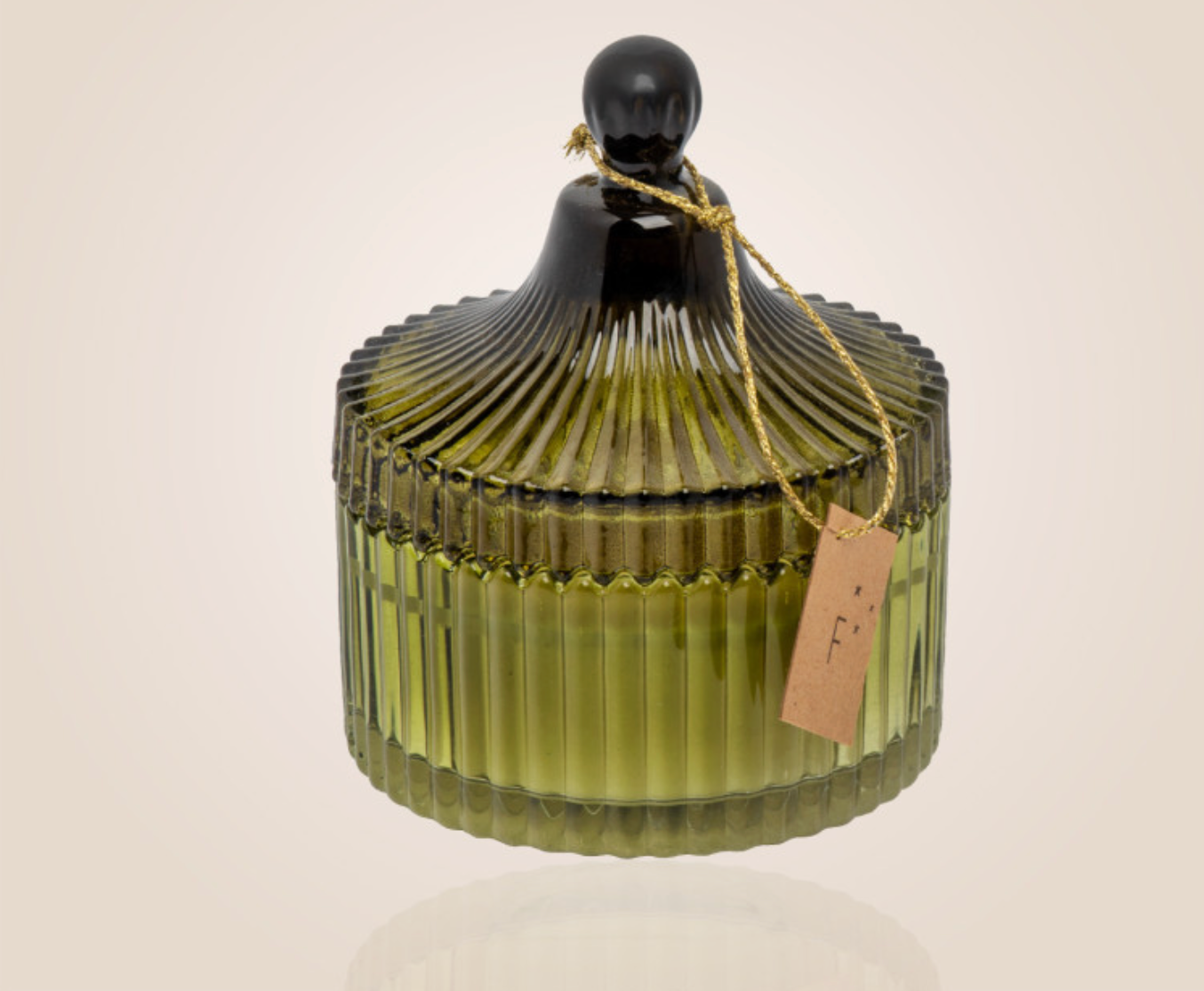 Bougie Bonbonniere verte - Musc des Neiges, 190g