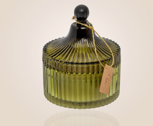 Bougie Bonbonniere verte - Musc des Neiges, 190g