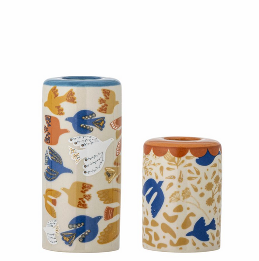 Anniversary Bougeoir, Multicolore, Grès