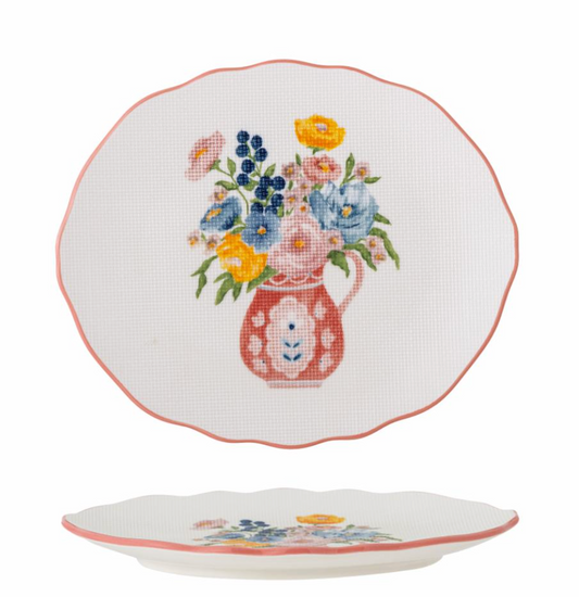 Dorothy Assiette, Rose, Grès